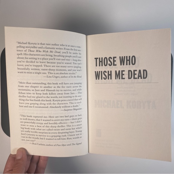 2/$25 -  Those who wish me Dead by Michael Koryta - Picture 5 of 12